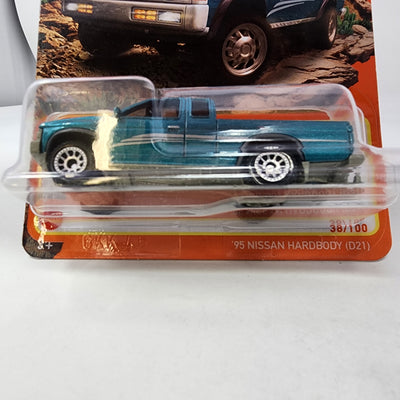 '95 Nissan Hardbody D21 #38 * Teal * Hot Wheels Basic Series