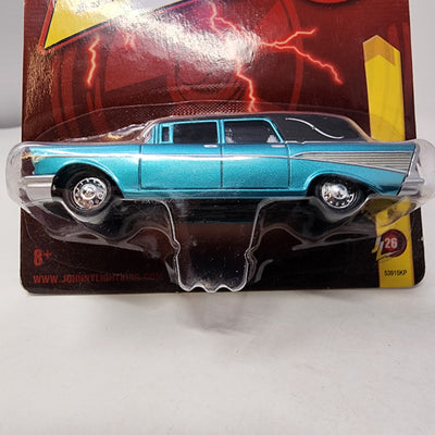 1957 Chevy 26 * Hearse * Johnny Lightning