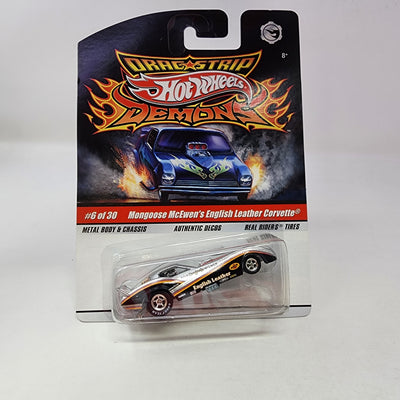 Mongoose McEwen's English Leather Corvette #6 * Hot Wheels Drag Strip Demons