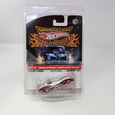 Mongoose McEwen's English Leather Corvette #6 * Hot Wheels Drag Strip Demons