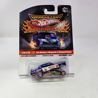 Tom McEwen's Mongoose II Plymouth Duster #28 * Hot Wheels Drag Strip Demons