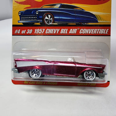 1957 Chevy Bel Air Convertible #4 * Hot Wheels Classics Series