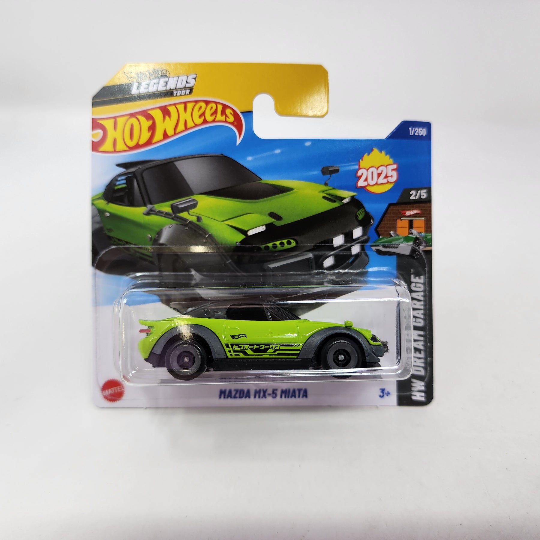 SHORT CARD Mazda MX-5 Miata #1 GREEN 2025 Hot Wheels NEW! Case G