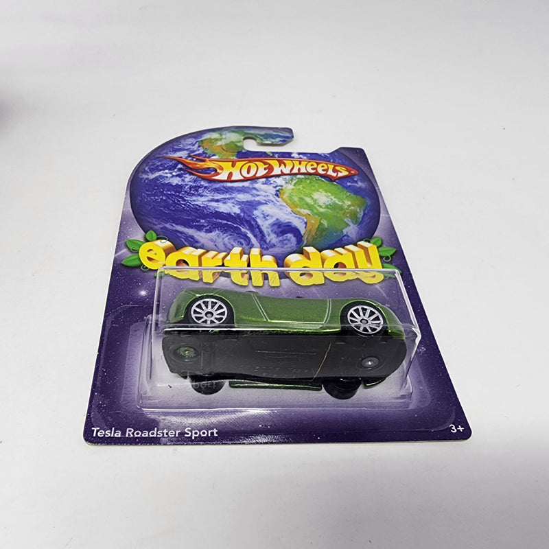 Tesla Roadster Sport * Hot Wheels Earth Day