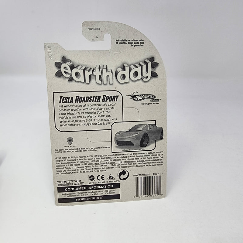Tesla Roadster Sport * Hot Wheels Earth Day