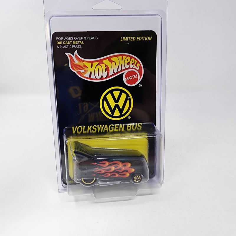 Volkswagen Bus  * Hot Wheels Limited Edition VW Black w/ Flames