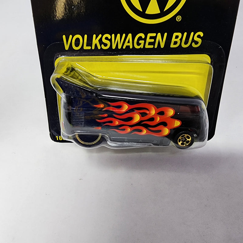 Volkswagen Bus  * Hot Wheels Limited Edition VW Black w/ Flames