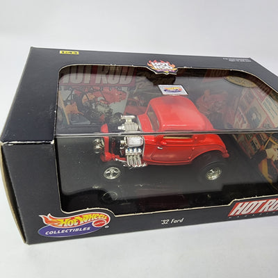 '32 Ford Hot Rod Magazine * RED * Hot Wheels Collectibles 1:43 Scale