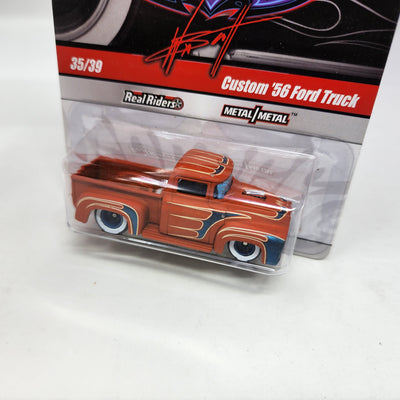 Custom '56 Ford Truck #35 * Orange * Hot Wheels Garage Wayne's