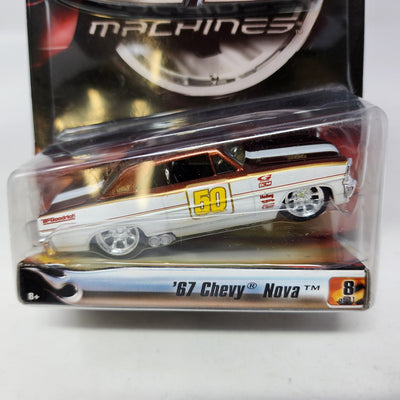 '67 Chevy Nova * Brown/White * Hot Wheels G Machines * 1:50 Scale