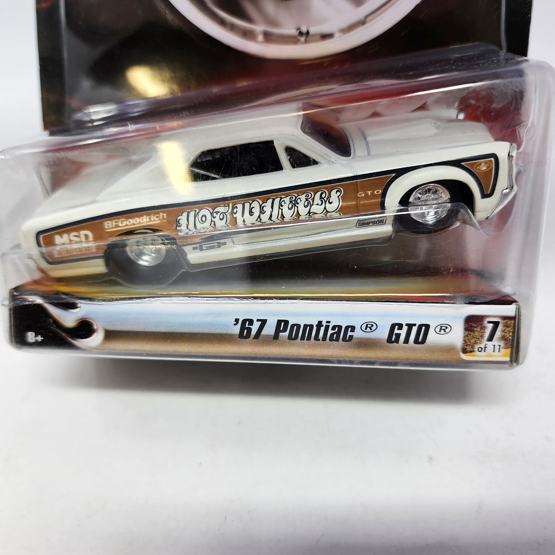 67 Pontiac GTO * White * Hot Wheels G Machines * 1:50 Scale