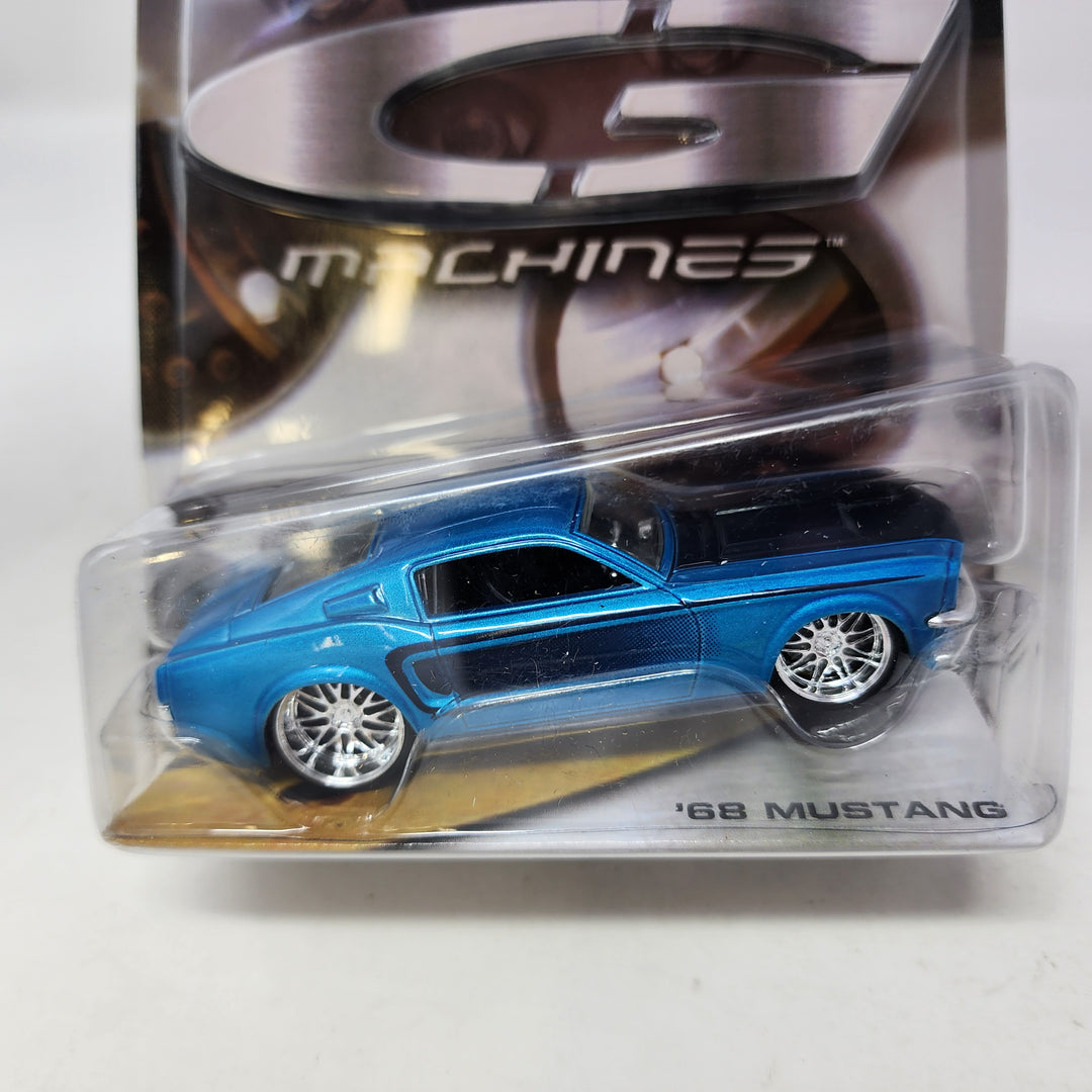 68 Mustang * Blue * Hot Wheels G Machines * 1:50 Scale