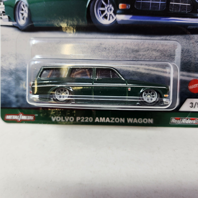 Volvo P220 Amazon Wagon * Green * Hot Wheels Car Culture Fast Wagons