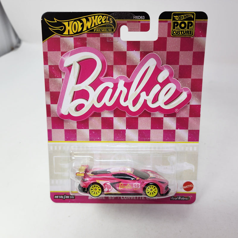 Barbie Corvette C8.R * Hot Wheels Pop Culture