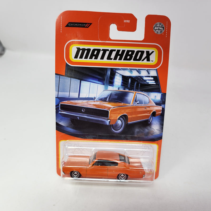 1966 Dodge Charger * Orange * Matchbox Basic Series