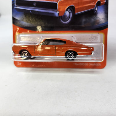 1966 Dodge Charger * Orange * Matchbox Basic Series