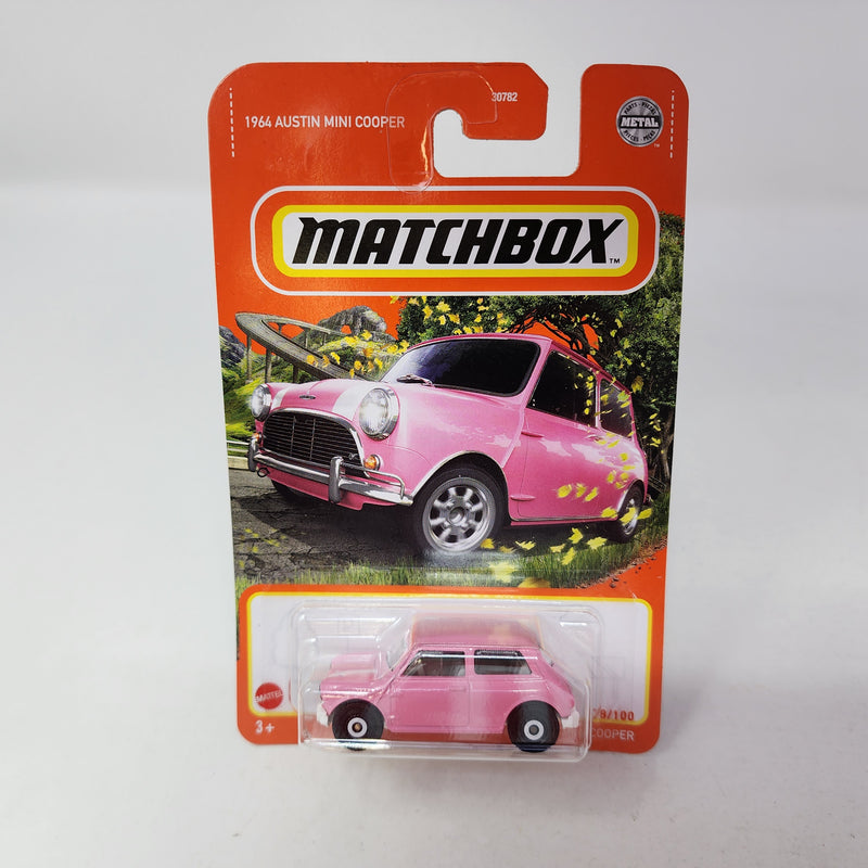 1964 Austin Mini Cooper * PINK * Matchbox Basic Series