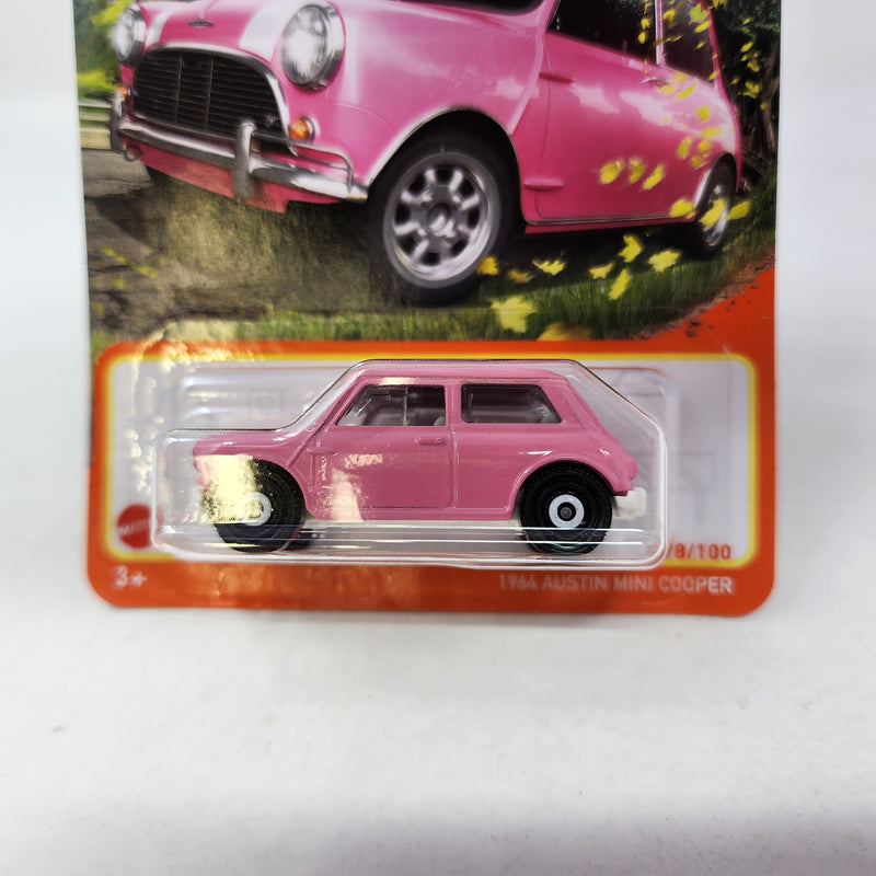 1964 Austin Mini Cooper * PINK * Matchbox Basic Series
