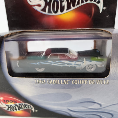 1963 Cadillac Coupe De Ville * Hot Wheels 100% Black Box