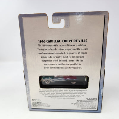 1963 Cadillac Coupe De Ville * Hot Wheels 100% Black Box