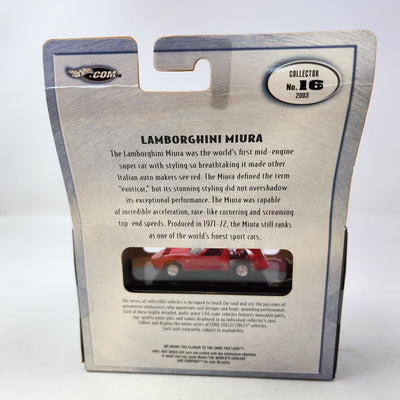 Lamborghini Miura * Hot Wheels 100% Black Box
