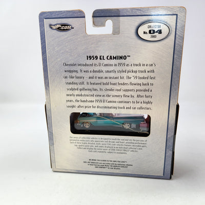 1959 El Camino * Hot Wheels 100% Black Box