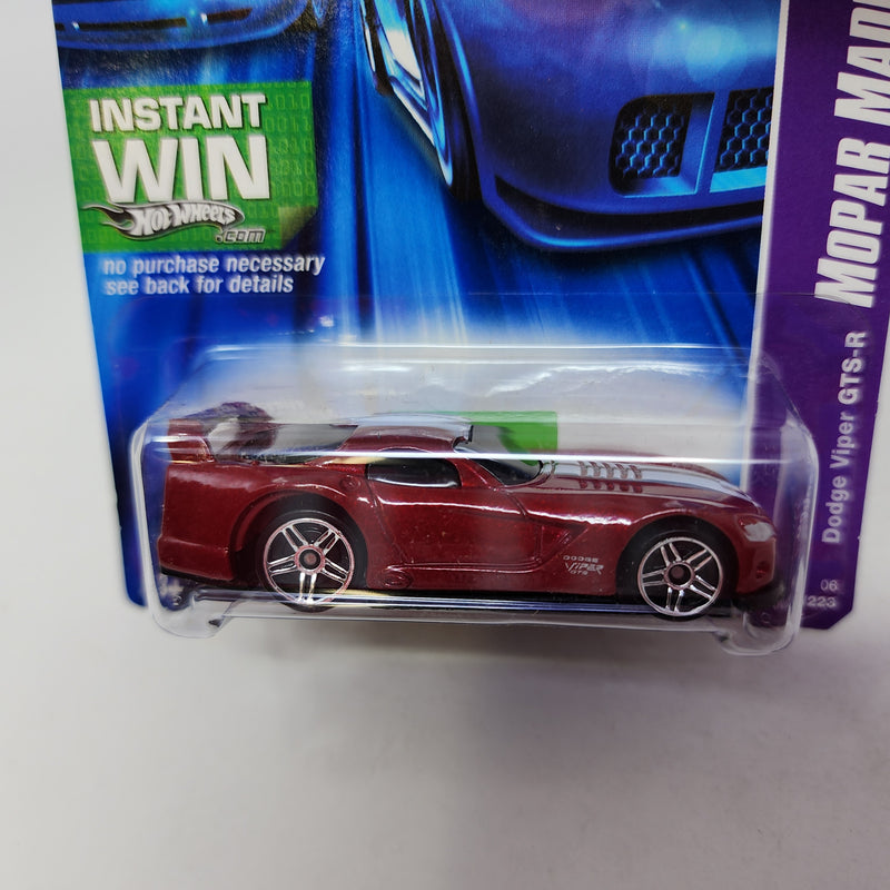 dodge Viper GTS-R * Burgundy * Hot Wheels 2006