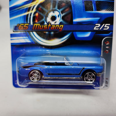 '65 Mustang #87 * BLUE * Hot Wheels 2006