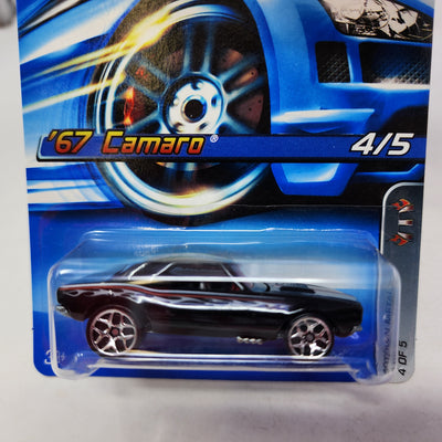 '67 Camaro #89 * Black w/ PR5 Rims * Hot Wheels 2006
