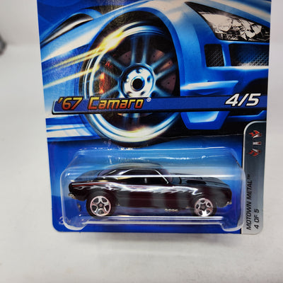 '67 Camaro #89 * Black w/ 5sp Rims * Hot Wheels 2006