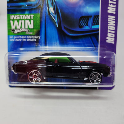 '70 Chevelle * BLACK * Hot Wheels 2006