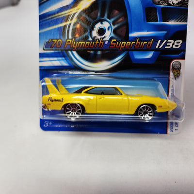 '70 Plymouth Superbird #1 w/ 10sp Rims * Hot Wheels 2006