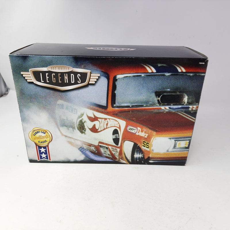 Hot Wheels Legends Funny Car The Mongoose Classic 1997 Mattel 1/24 Scale & 1/64 Scale
