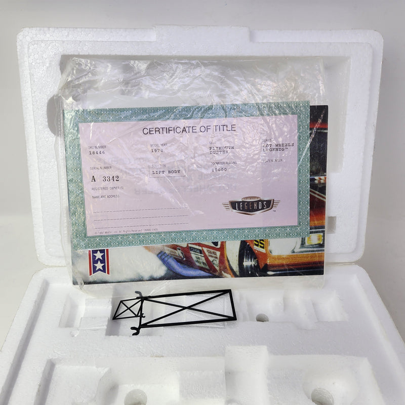 Hot Wheels Legends Funny Car The Mongoose Classic 1997 Mattel 1/24 Scale & 1/64 Scale