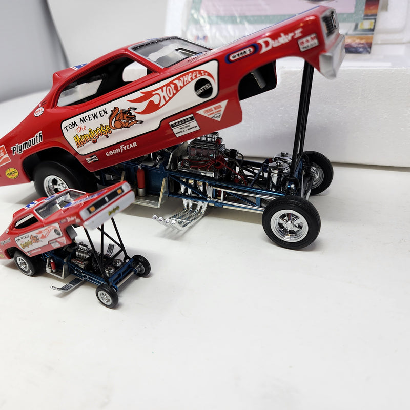 Hot Wheels Legends Funny Car The Mongoose Classic 1997 Mattel 1/24 Scale & 1/64 Scale