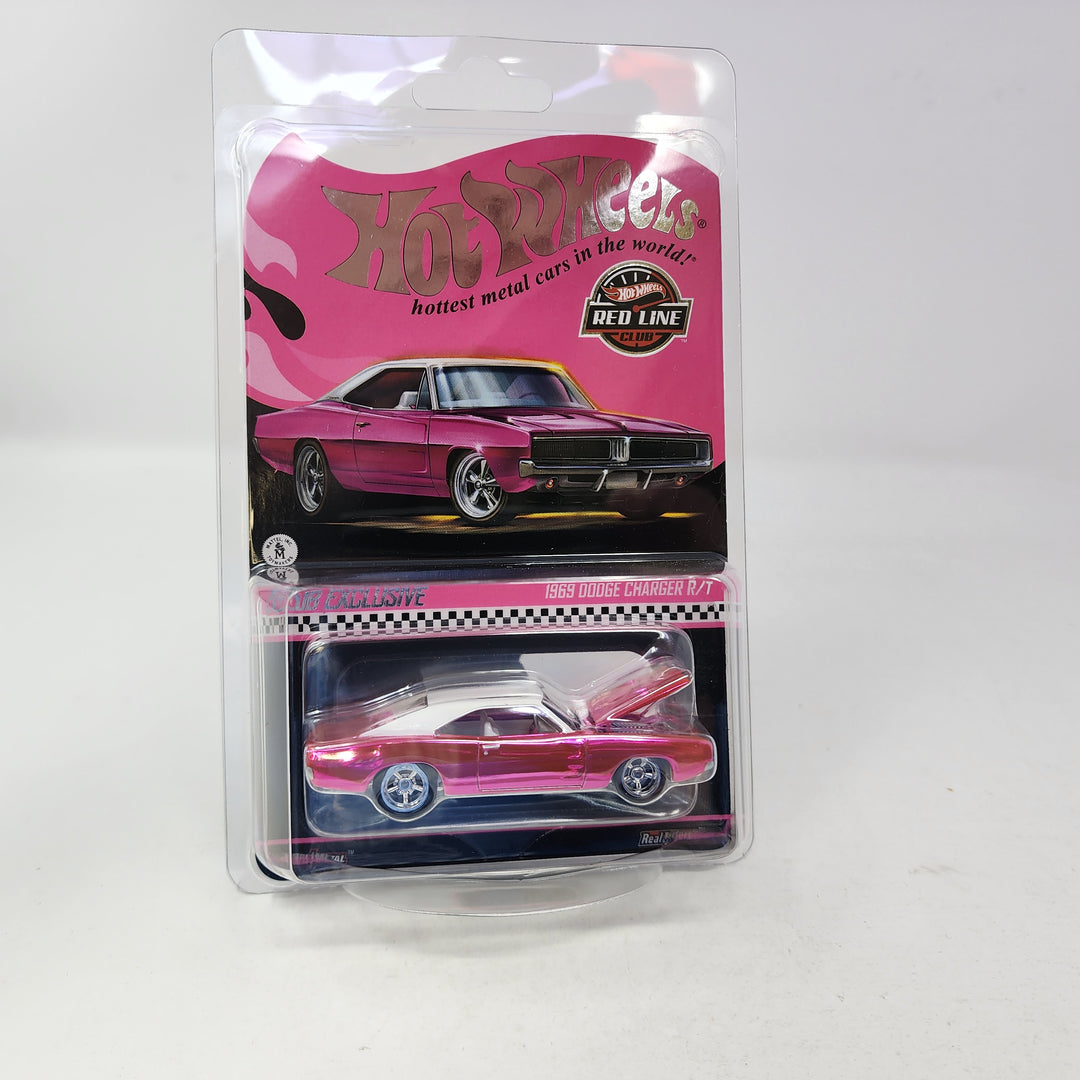 1969 Dodge Charger R/T * PINK * Hot Wheels Redline Club RLC