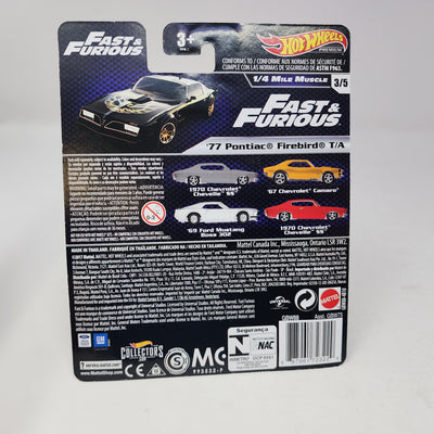 '77 Pontiac Firebird T/A * Hot Wheels Fast & Furious 1/4 Mile Muscle