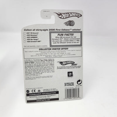 Corvette C6R #25 * FTE Rims * Hot Wheels 2006