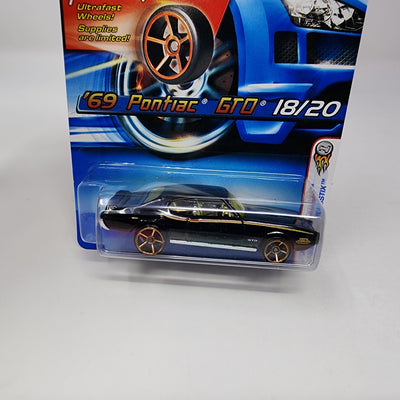 '69 Pontiac GTO #18 * FTE Rims * Hot Wheels 2005