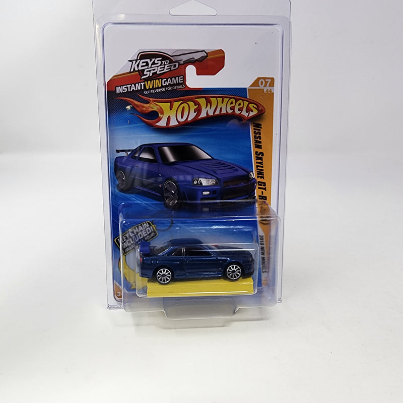 Nissan Skyline GT-R R34 * Keys To Speed Keychain * Hot Wheels 2010