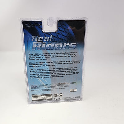 '57 Plymouth Fury * Hot Wheels Real Riders Series
