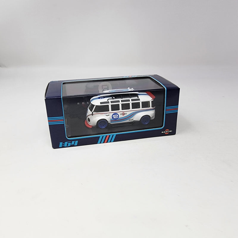 VOLKSWAGEN T1 KOMBI VOLKSEIDE + SURFBOARD MARTINI 