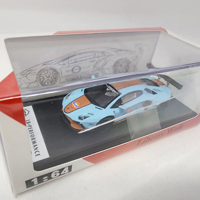 Liberty Walk Lamborghini Aventador Gulf Edition * JEC 1:64 scale