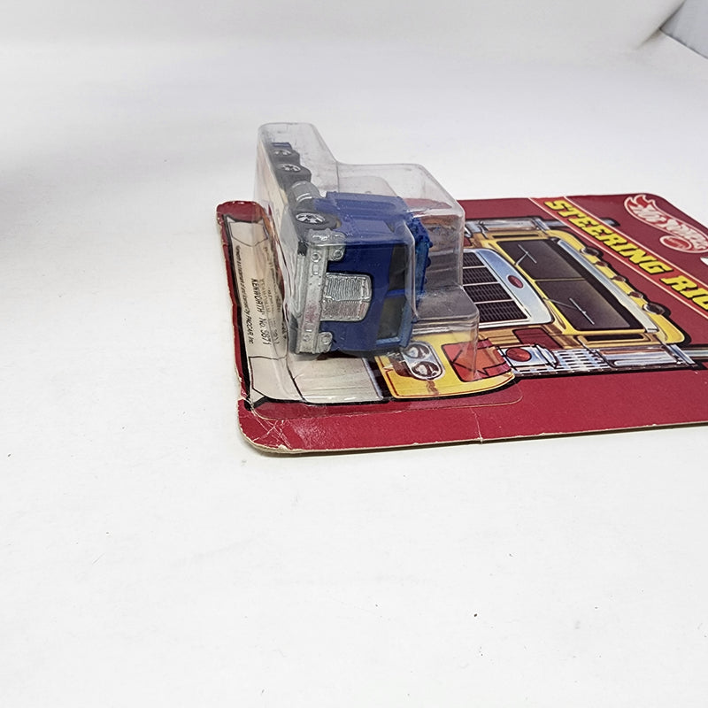 Kenworth No 5671 * Blue * 1982 Hot Wheels Hong Kong Steering Rigs