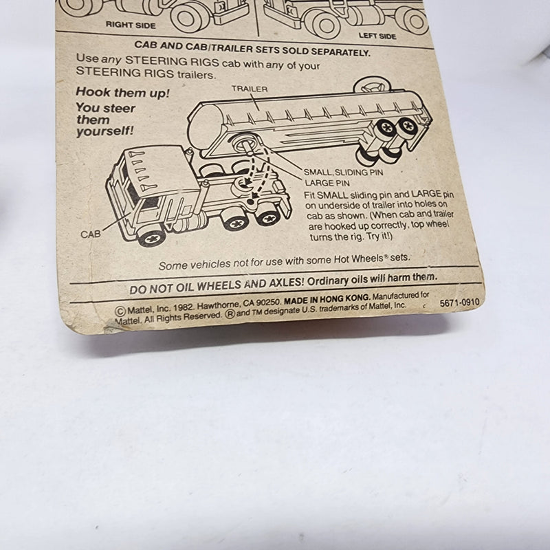 Kenworth No 5671 * Blue * 1982 Hot Wheels Hong Kong Steering Rigs