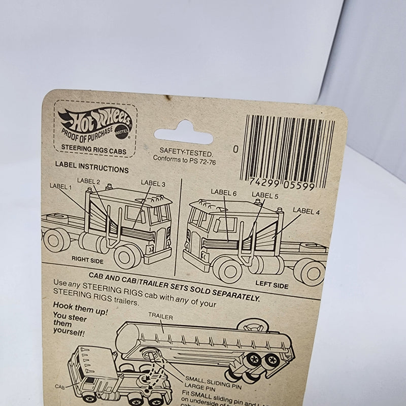 Kenworth No 5671 * Blue * 1982 Hot Wheels Hong Kong Steering Rigs