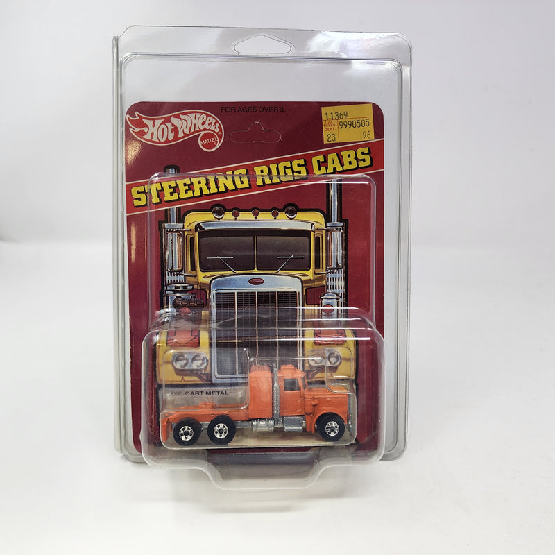 Peterbilt No 5672 * Orange * 1982 Hot Wheels Hong Kong Steering Rigs