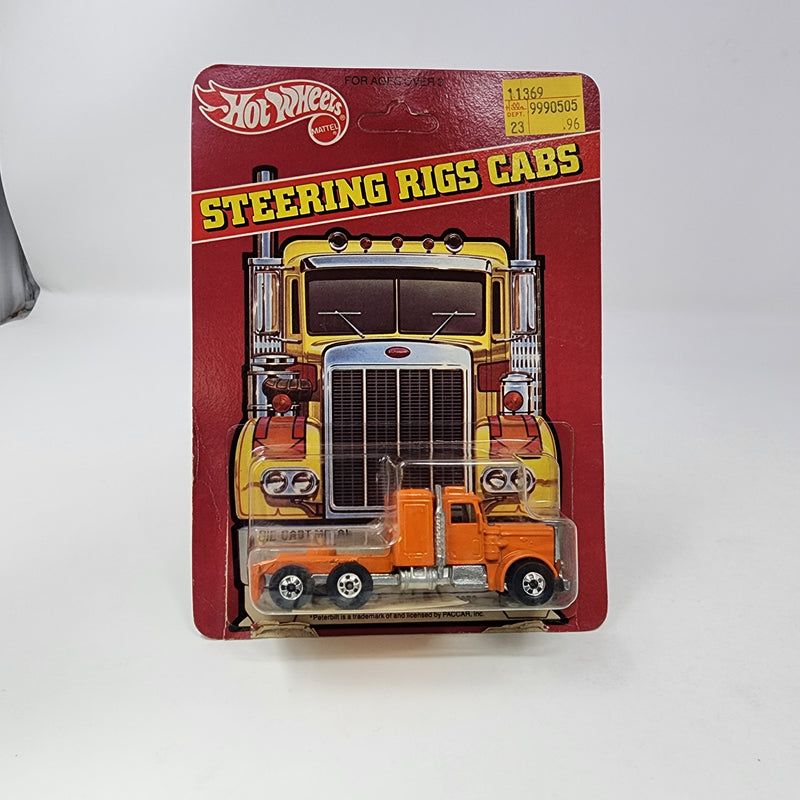Peterbilt No 5672 * Orange * 1982 Hot Wheels Hong Kong Steering Rigs