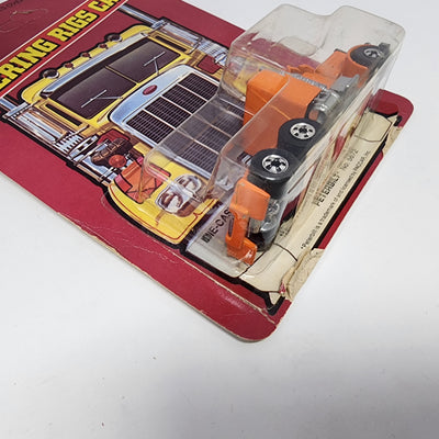 Peterbilt No 5672 * Orange * 1982 Hot Wheels Hong Kong Steering Rigs