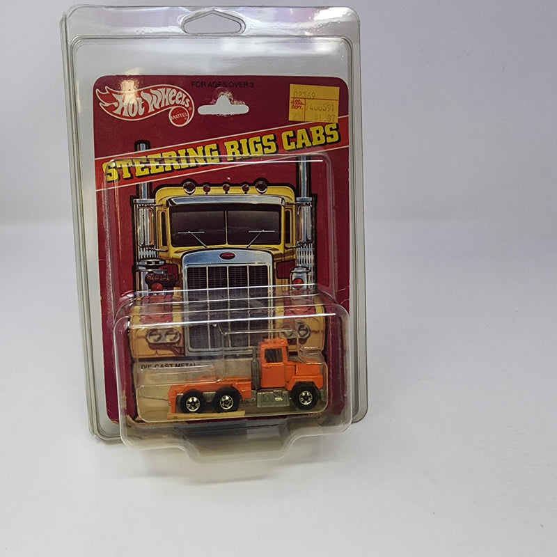 Peterbilt No 5672 * Orange * 1982 Hot Wheels Hong Kong Steering Rigs